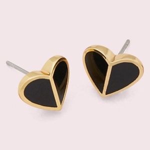 NWT~KATE SPADE~Heritage Spade Small Heart Studs
